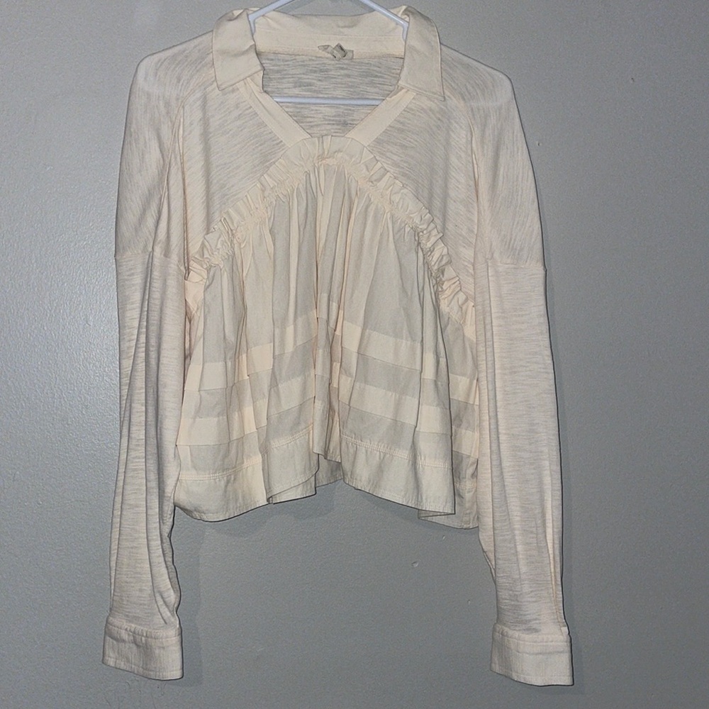 Pilcro blouse long sleeve size S